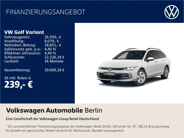 Volkswagen Golf Variant