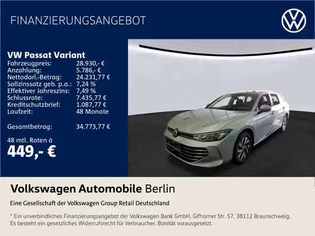 Volkswagen Passat Variant