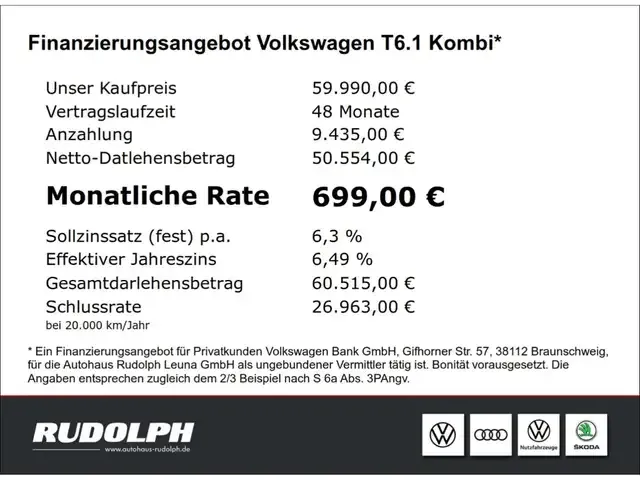 Volkswagen T6.1 Kombi