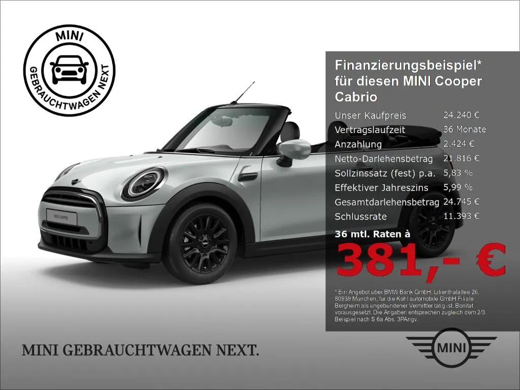 Mini Cooper Cabrio