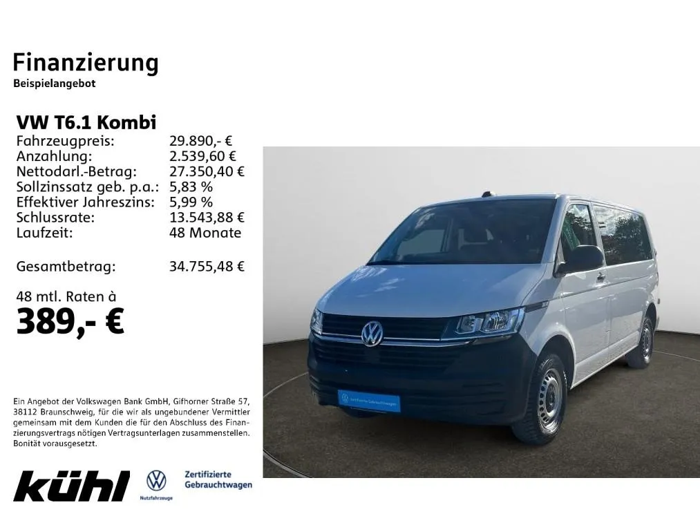 Volkswagen T6 Kombi