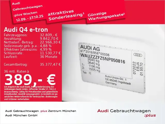 Audi Q4 e-tron