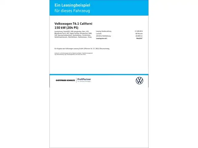 Volkswagen T6.1 California