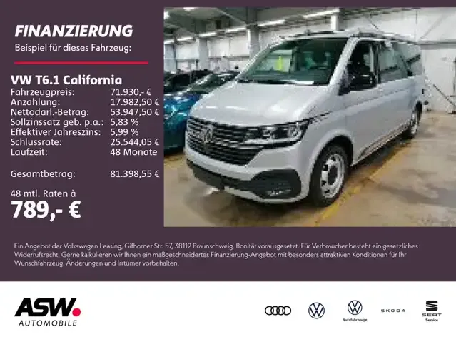 Volkswagen T6.1 California