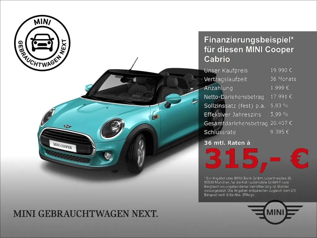 Mini Cooper Cabrio