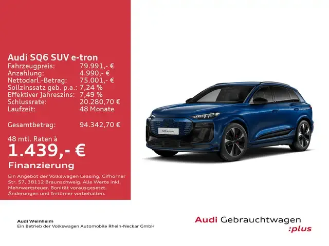 Audi SQ6 e-tron