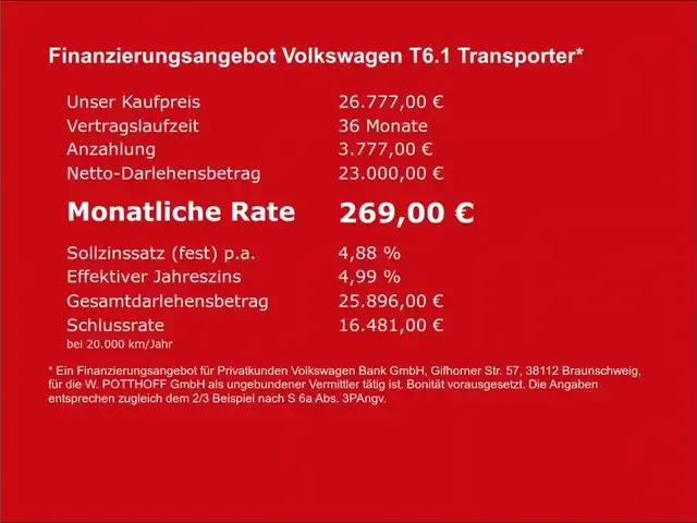 Volkswagen T6.1 Transporter