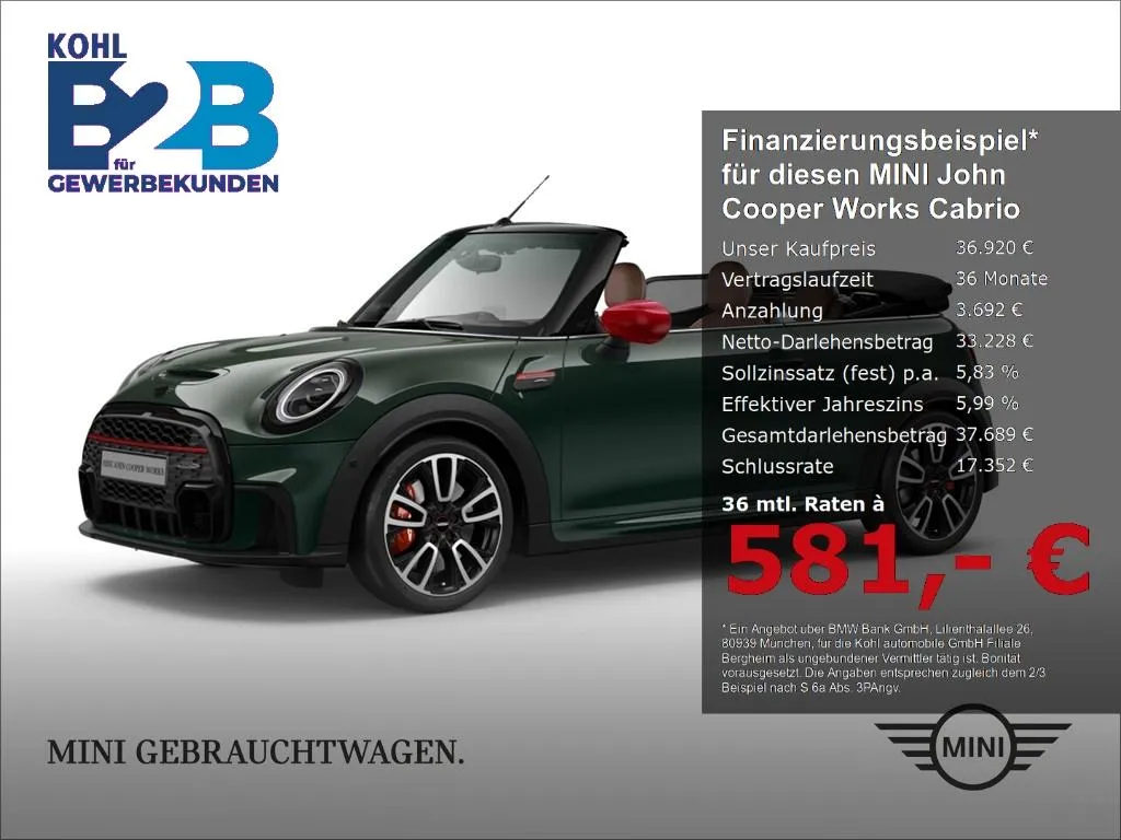 Mini John Cooper Works Cabrio
