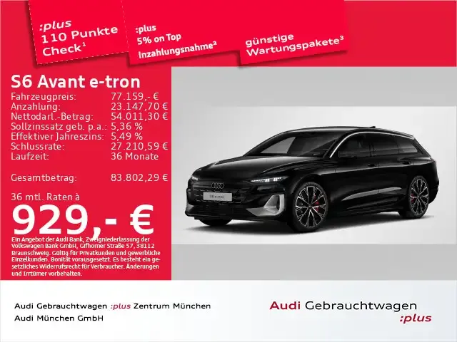 Audi S6 e-tron