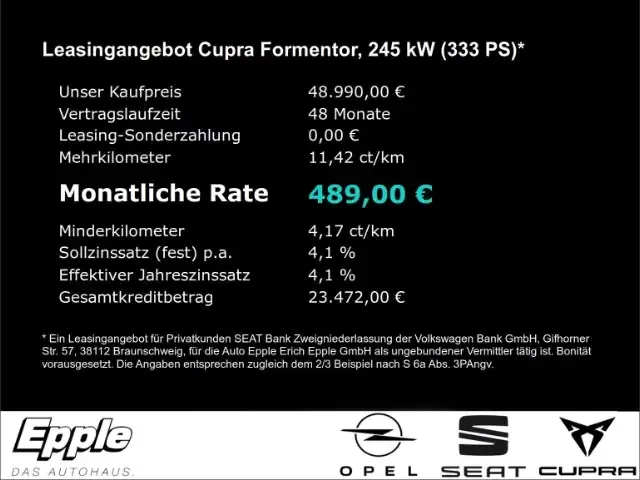CUPRA Formentor