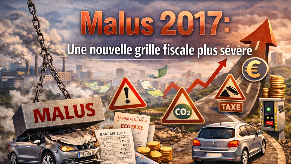 Malus 2017 : Une nouvelle grille fiscale plus sévère