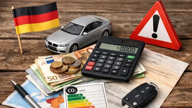 Comment calculer le malus écologique pour une voiture d'occasion importée d'Allemagne ?